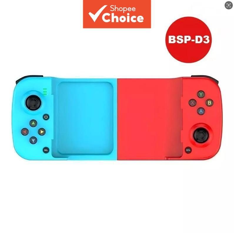 BSP-D3 ตัวควบคุมเกมบลูทูธไร้สายแบบยืดหดได้สําหรับโทรศัพท์ Android (Xiaomi/Huawei/Samsung) และสมาร์ทโ
