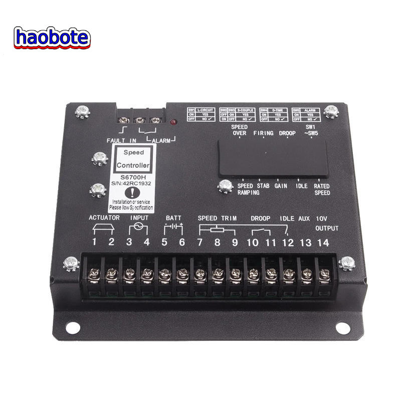 DC24V S6700H S6700E เครื่องกําเนิดไฟฟ้าดีเซลเครื่องยนต์ควบคุมความเร็ว Governor Actuator โมดูลควบคุมแ
