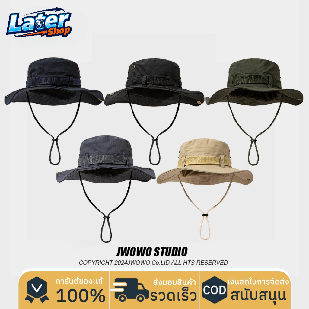 หมวกปีกกว้าง หมวกวินเทจ หมวกเดินป่า ใส่เที่ยว เดินป่า ใส่ได้ทั้งผู้หญิงและผู้ชาย