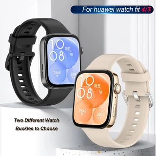 สายรัดกีฬาซิลิโคนสำหรับ Huawei Watch Fit 5/5 Pro/4/4 Pro สายเคเบิลสายรัดข้อมือยางอ่อนอุปกรณ์เสริมสร้อยข้อมือเปลี่ยน