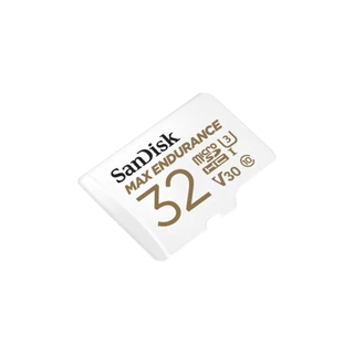 SANDISK Micro SD Card (ไมโครเอสดีการ์ด) MAX ENDURANCE 32GB 100MB/s SDSQQVR-032G-GN6IA WARRANTY 3 Y.