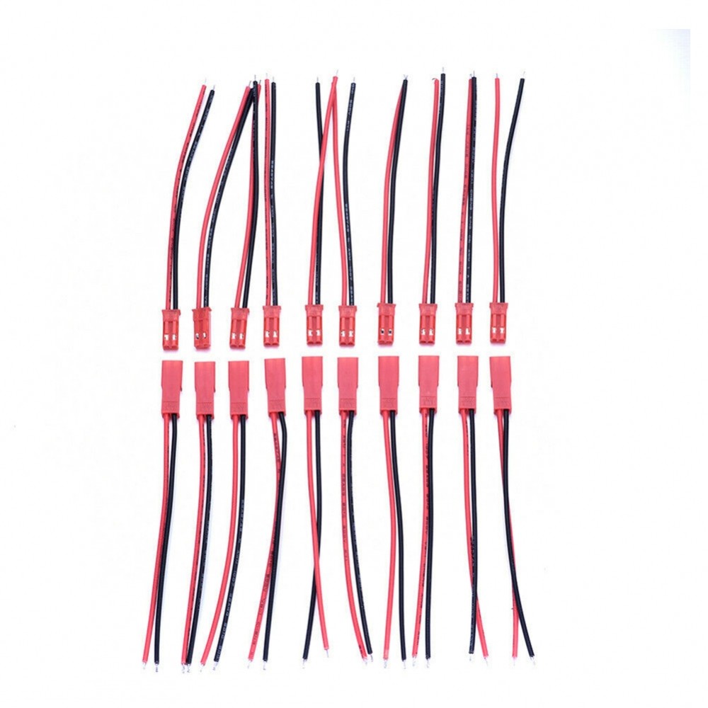 JST Connector Spare Parts With Wire Cable Heat Resistance LED Lighting