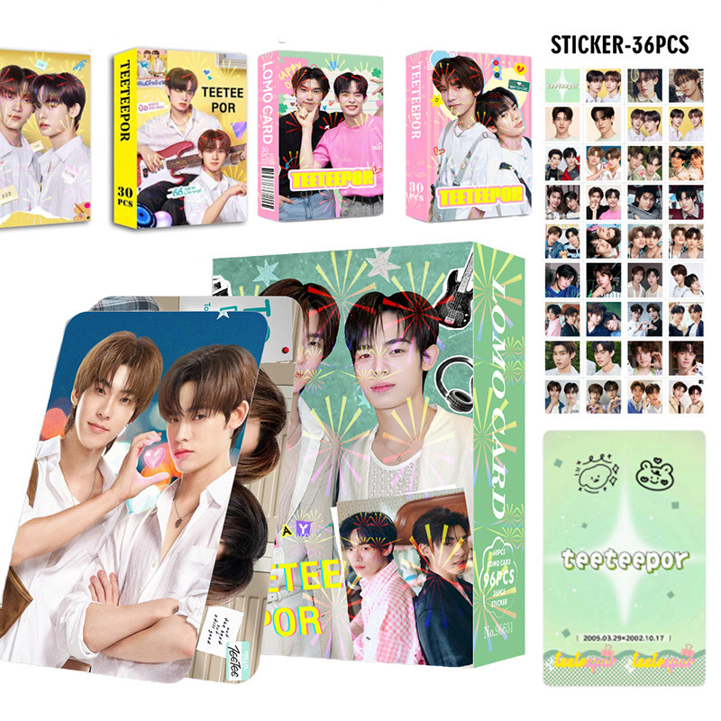 2026 ใหม่ Teeteepor CP การ์ด Lomo Photocard สติ๊กเกอร์ชุด Idol Collection ของขวัญสําหรับแฟนๆ