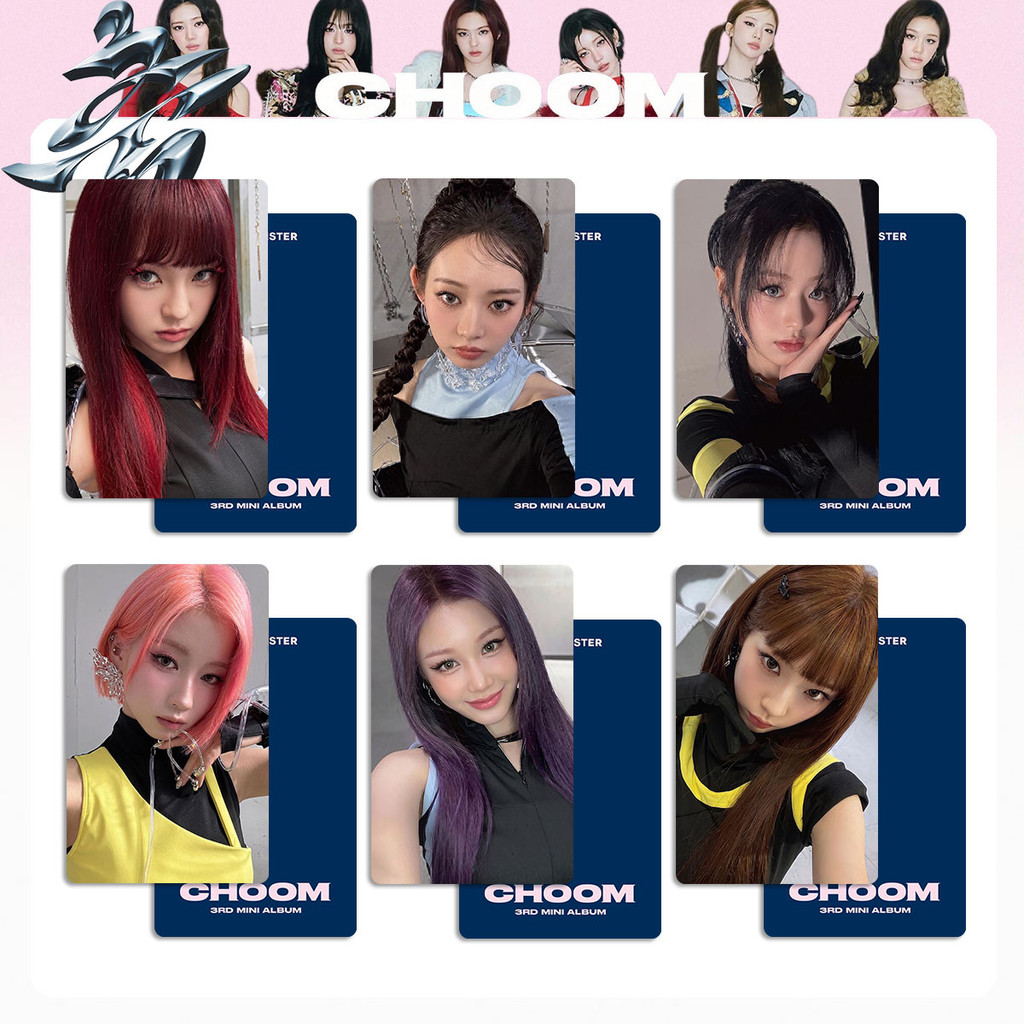 5-6pcs BM CHOOM AHYEON ASA HEADLINER 2ND ANNIVERSARY Lomo การ์ด MESSAGE WALL EVENT ร้อนซอส WE GO UP 