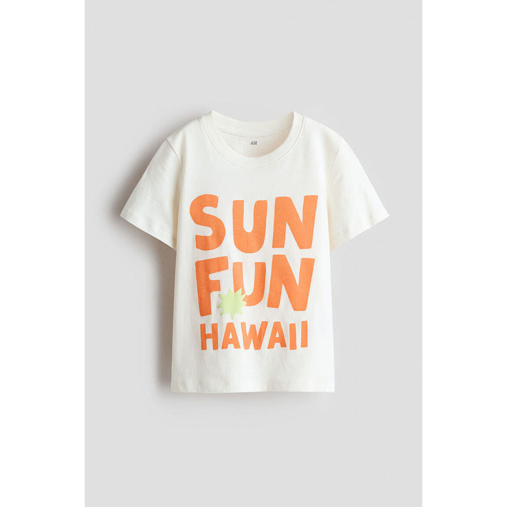 H&M(เอชแอนด์เอ็ม) เสื้อยืดพิมพ์ลาย เด็กผู้ชาย 1324846_14