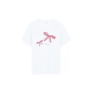 AIIZ (เอ ทู แซด) - AIIZ เสื้อยืดคอกลมผู้หญิง พิมพ์ลายกราฟิก AIIZ Women's Lace Graphic T-Shirt