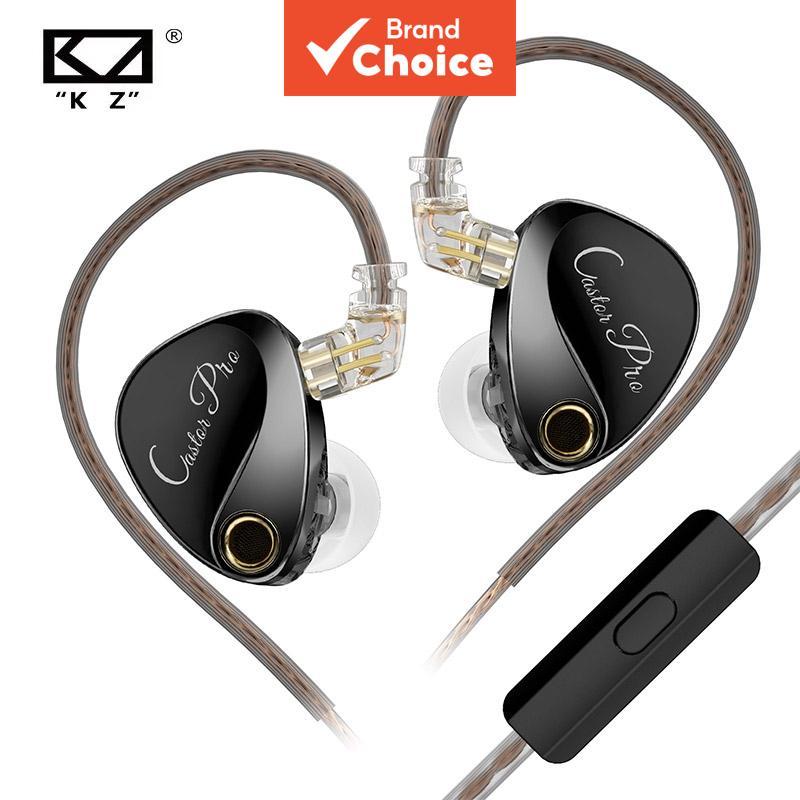KZ Castor PRO หูฟังในหูแบบไดนามิก Tunable หูฟัง Stets ใหม่ Benchmark สําหรับ HiFi คุณภาพเสียงเบสชุดหูฟัง 2PIN สาย