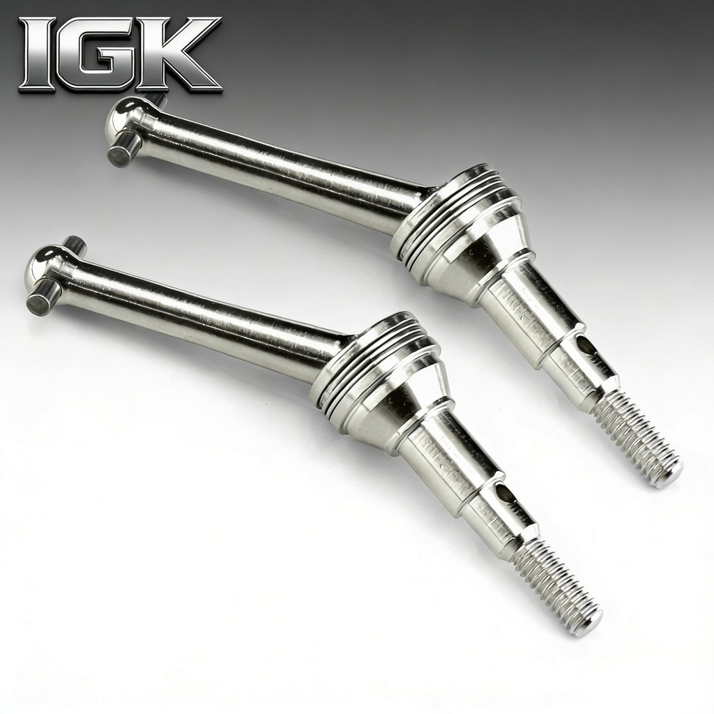 2 ชิ้นด้านหน้า/ด้านหลังโลหะ CVD ไดรฟ์เพลาสําหรับ 1/14 MJX Hyper Go 14301/14302/14303