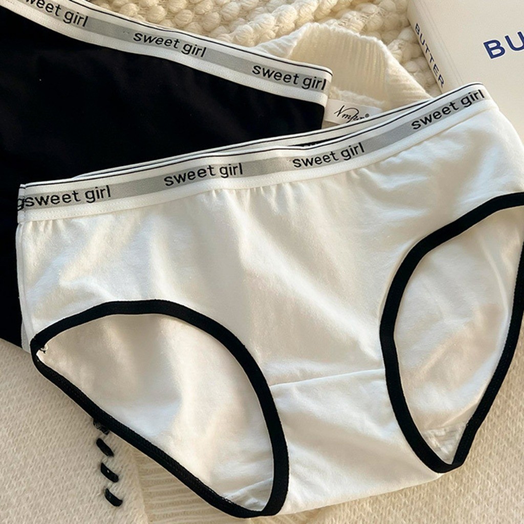 5 ตัว💥กางเกงชั้นใน ผ้าฝ้าย ระบายอากาศ สวม ใส่สบาย ผ้านิ่มมาก Underwear กางเกงใน ผู้หญิง น่ารัก ผู้หญิง เสื้อ ไซส์ M L XL - รูปที่ 3