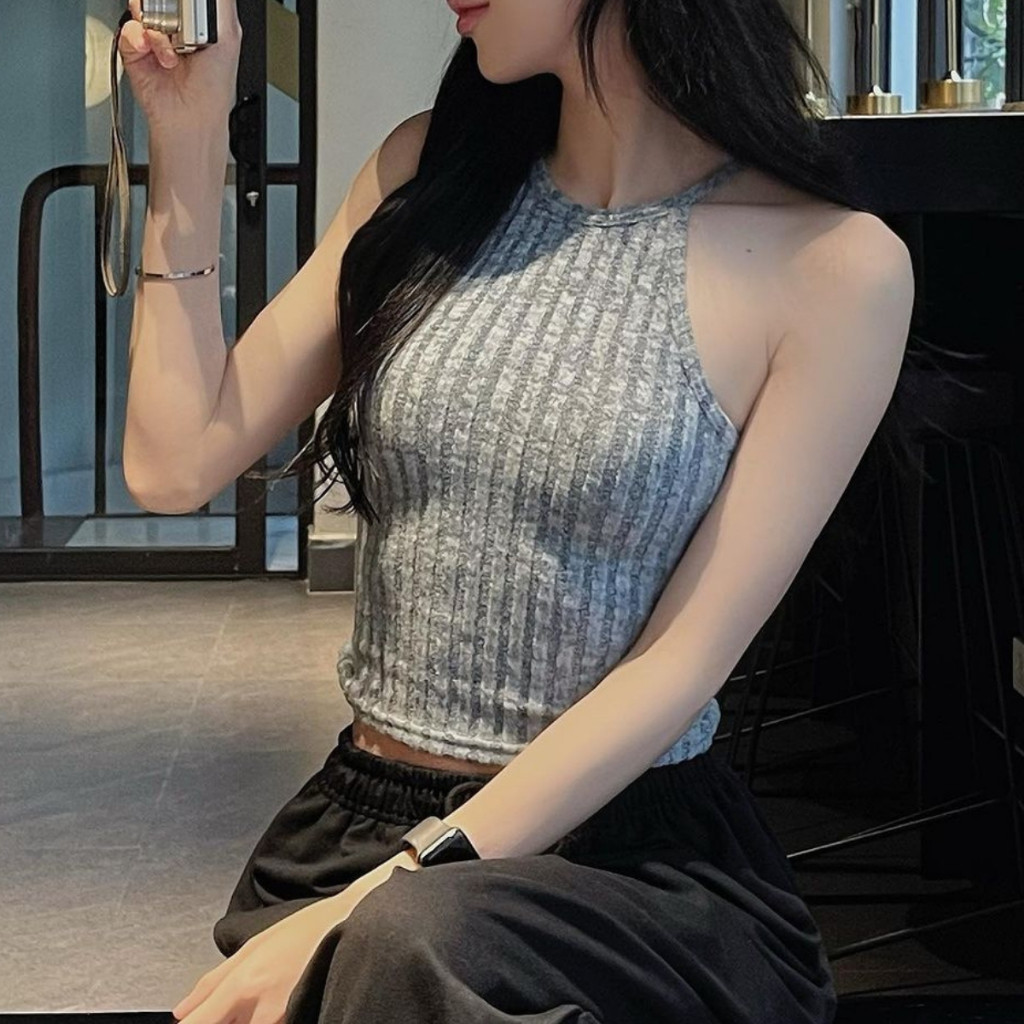 PINKSTORE29 เสื้อเบลาส์คอปกทรงสลิมสไตล์เซ็กซี่ A51102