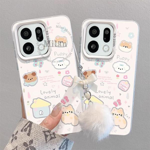 สำหรับเคส OPPO Find X9 X8 เคส OPPO Find X9 X8 Pro เคสบ้านแมวการ์ตูนน่ารัก เคส Kachiwa เคสแข็งกันกระแ