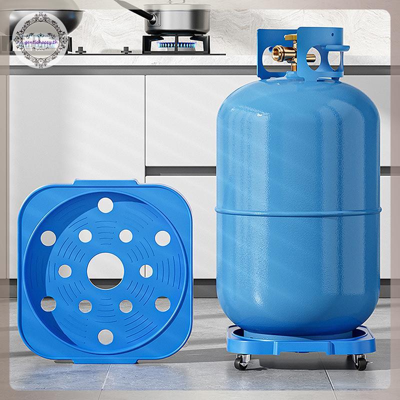 GG Propan Tank Stand ฐานกระบอกแก๊สล้อ Movable Holder Storage ถาดพืช 360 องศา Stable กลางแจ้ง Bracket