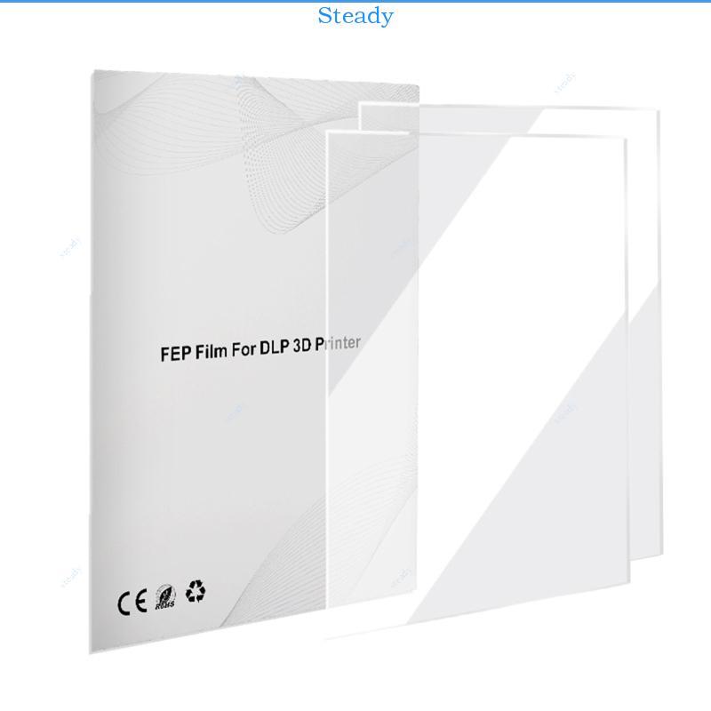 Stedy 2 Pack FEP Release Film 200 x 280mm SLA LCD FEP Film Sheet for Resin 3D Printer