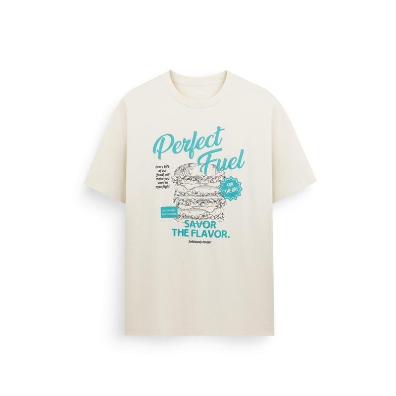 AIIZ (A to Z) - เสื้อยืดกราฟิกคอกลมผู้ชาย AIIZ