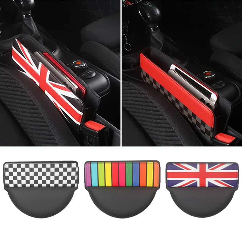 รถที่นั่ง Gap Crevice Slot กล่องเก็บอุปกรณ์เสริมสําหรับ Mini One Jcw Cooper R50 R53 R52 R60 R55 R56 