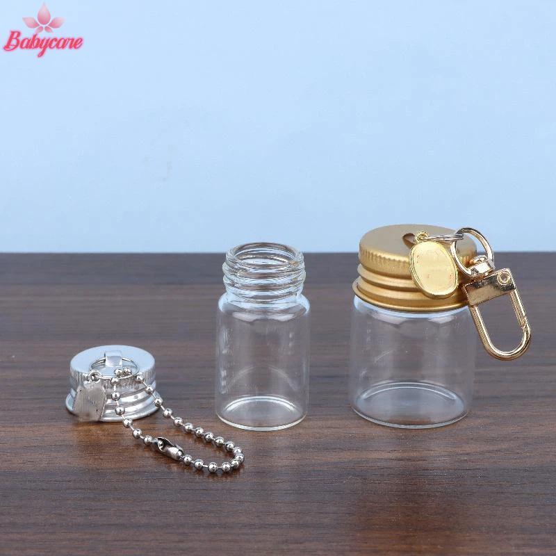 <BYCE-t> 1/3 ชิ้น Wishing ขวดพวงกุญแจขวดเปล่า DIY หัตถกรรมสําเร็จการศึกษางานแต่งงาน Decor ขวดแก้วโปร่งใส ราคา ถูกที่สุด ดีลบีเคเค แกลเลอรีภาพที่ 4