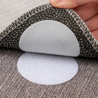 เทปตีนตุ๊กแกกันลื่น ตีนตุ๊กแก กาวในตัว ขน+หนาม แบบมีกาว2ด้าน เมจิกเทป ดำ/ขาว วงกลม