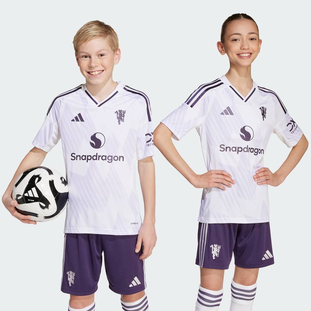 adidas Football Manchester United 25/26 Away Jersey Unisex White JP3030
