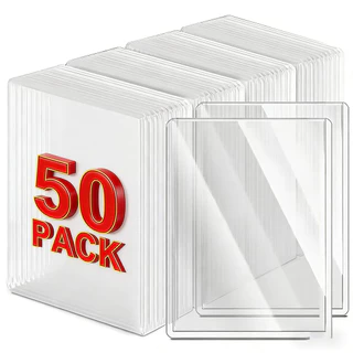 10-50 ชิ้นโปร่งใสการ์ดแขน / เกาหลี เคป๊อป การ์ดแขนพร้อมฟิล์มป้องกัน / รูปถ่าย เกมผู้ถือบัตร