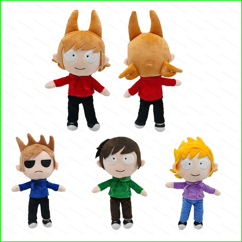 GC eddsworld ของเล่นตุ๊กตาอะนิเมะ edd tord matt ตุ๊กตาตุ๊กตาของเล่นสําหรับเด็กตกแต่งบ้านโซฟาเบาะโยนห
