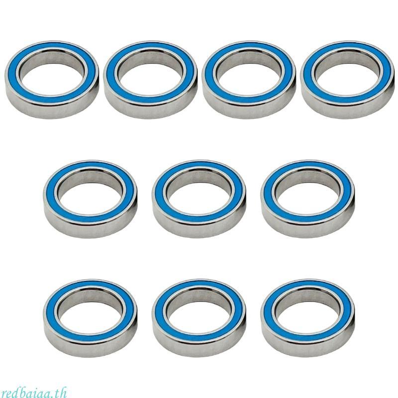 Redbaiaa 6701-2RS แบริ่ง 10 ชิ้น 12x18x4 มิลลิเมตร ABEC-3 รถยนต์ไฟฟ้ารถบรรทุก 688-RS แบริ่ง 6201-2RS