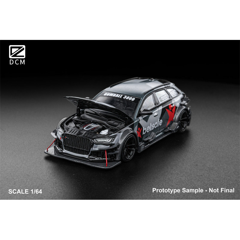 DCM 1:64 RS6 C7 DTM Betsafe Gumball 3000 รถโมเดลDiecast