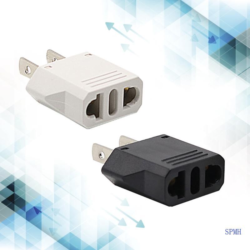 Super Travel Plug Adapter US to EU Europe Plug Converter Universal Outlet Adapters 2Pin Flat to 2Pin