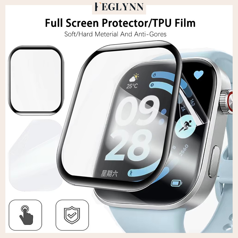ฟิล์มป้องกันหน้าจอเต็ม / ฟิล์ม TPU อ่อน for Xiaomi Redmi Watch 6 / 5 Lite/ 5 Active/ 5 / 4 /3 Lite 3 Active แก้วนิรภัย