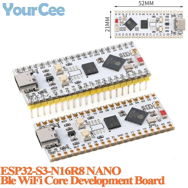 ESP32-S3-N16R8 ESP32 ESP32S3 N16R8 NANO Ble ใช้งานร่วมกับ-บลูทูธ WiFi ไร้สาย Core Development Board 