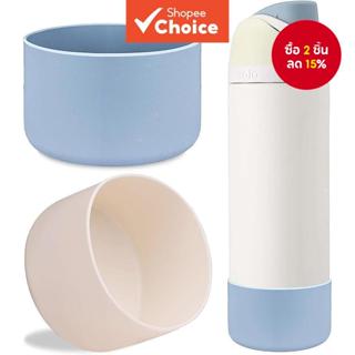 ขวดน้ําซิลิโคนพร้อมฝาปิดกันลื่นและเบาะรองนั่งด้านล่าง – เครื…