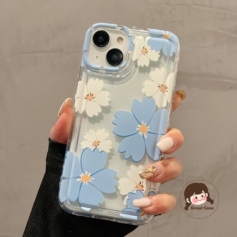 น่ารักการ์ตูนดอกไม้เคสโทรศัพท์สําหรับVivo Y39 Y38 Y37 Pro Y36 Y29 Y27 Y27S Y16 Y02 Y02A Y02T Y78 Plu