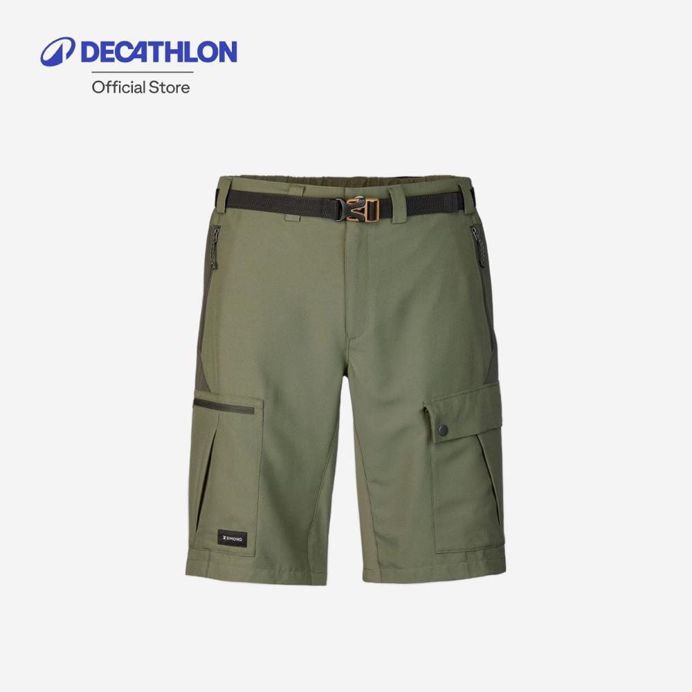 Decathlon Men'S Durable Trekking Shorts, Mt500 กางเกงเดินป่าเทรคกิ้งขาสั้นที่ทนทานสำหรับผู้ชาย รุ่น 