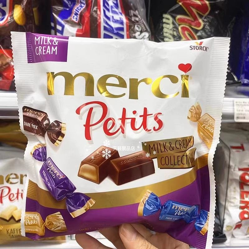 Mess Issued ช็อกโกแลตนําเข้า 7125g เยอรมนี) ของว่าง (คละฮ่องกง Mess รสทันทีผสมแพ็ค Merci ชิ้น