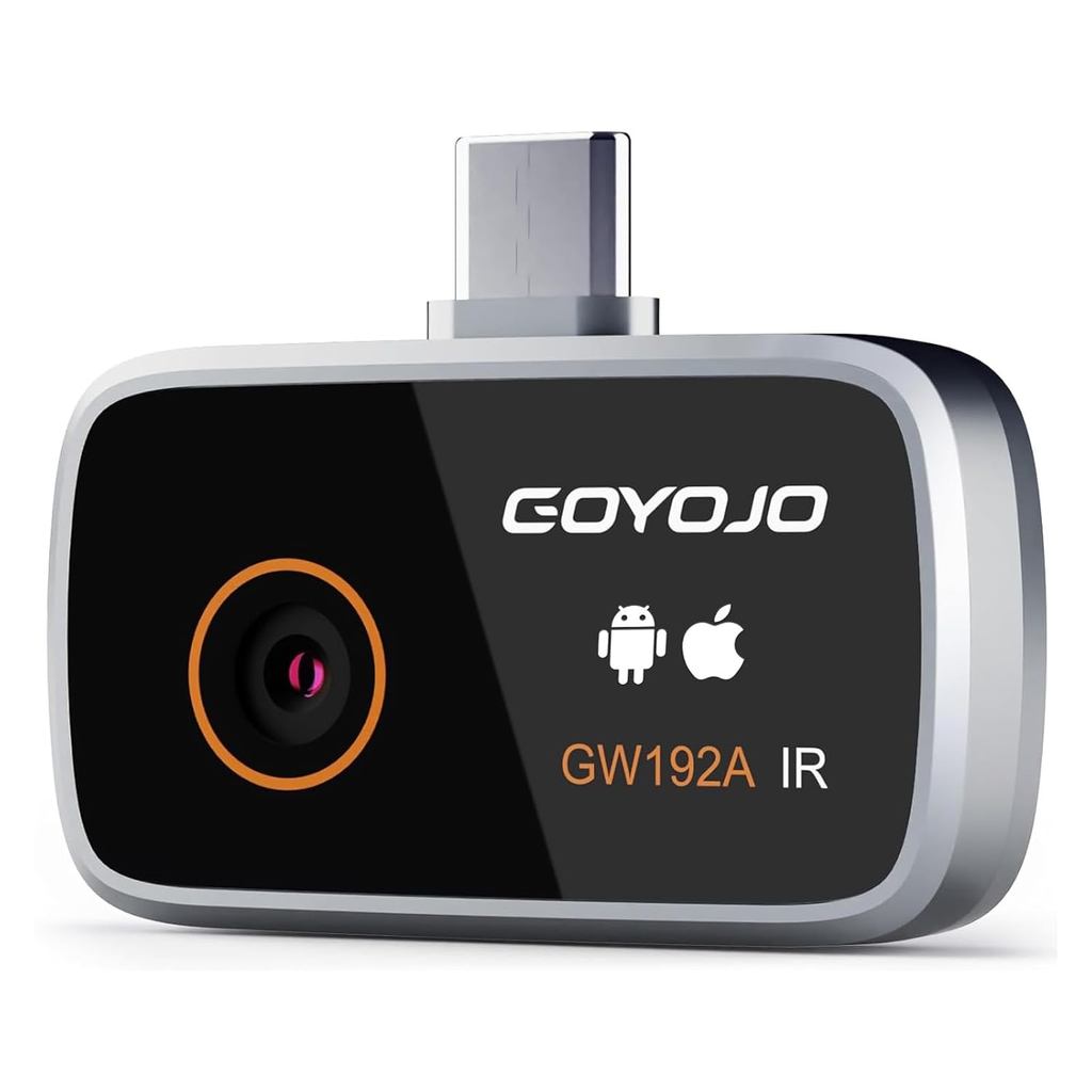GOYOJO กล้องถ่ายภาพความร้อนสําหรับ Android/iphone 15/16 iOS Series 192x192 ความละเอียด IR– การตรวจจั