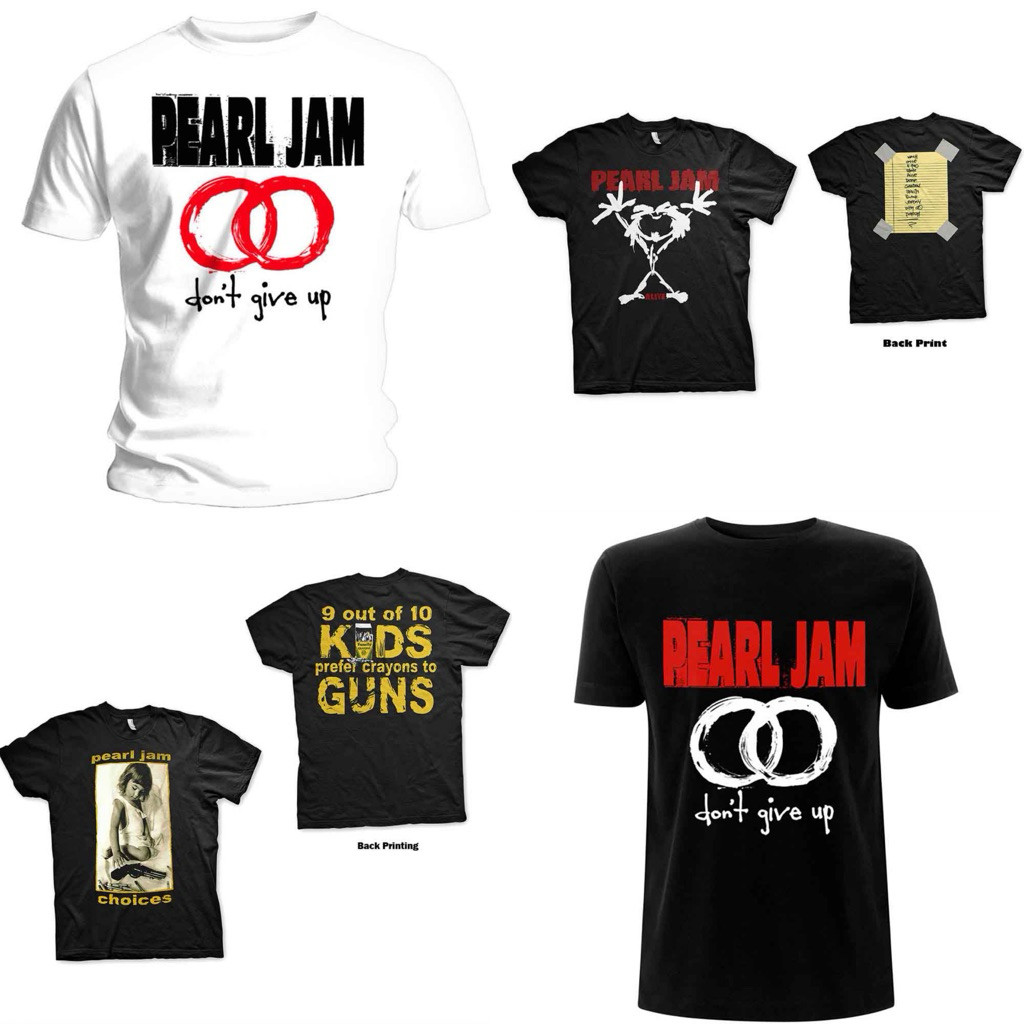 OPEN PREORDER ORBAND SHIRT Pearl Jam T-Shirt Authentic Copyright UK