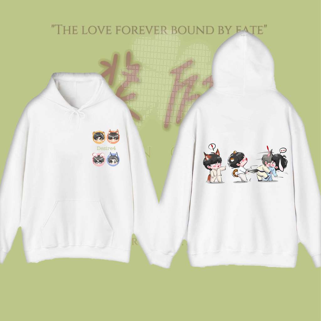 Fervent Hearts DESIRE4 Hoodie | Drama Fan Edition | เสื้อฮู้ดลายซีรีส์สุดฮิต DESIRE4