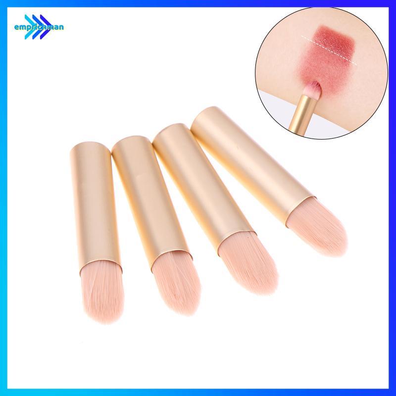 EPMN> 5/10pcs Mini ปลายนิ้วลิปสติกผสมแปรงแต่งหน้า Precision คอนซีลเลอร์ Make Up แปรง Domed ขนาดเล็กแ