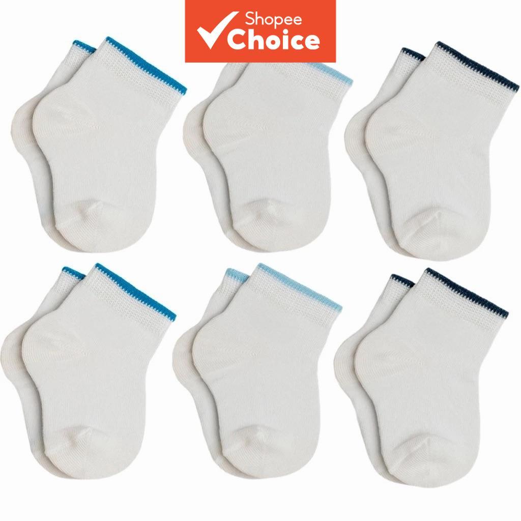 เด็กชายถุงเท้าสั้นทารกแรกเกิดระบายอากาศสําหรับเด็กทารก 6 คู่ชุด