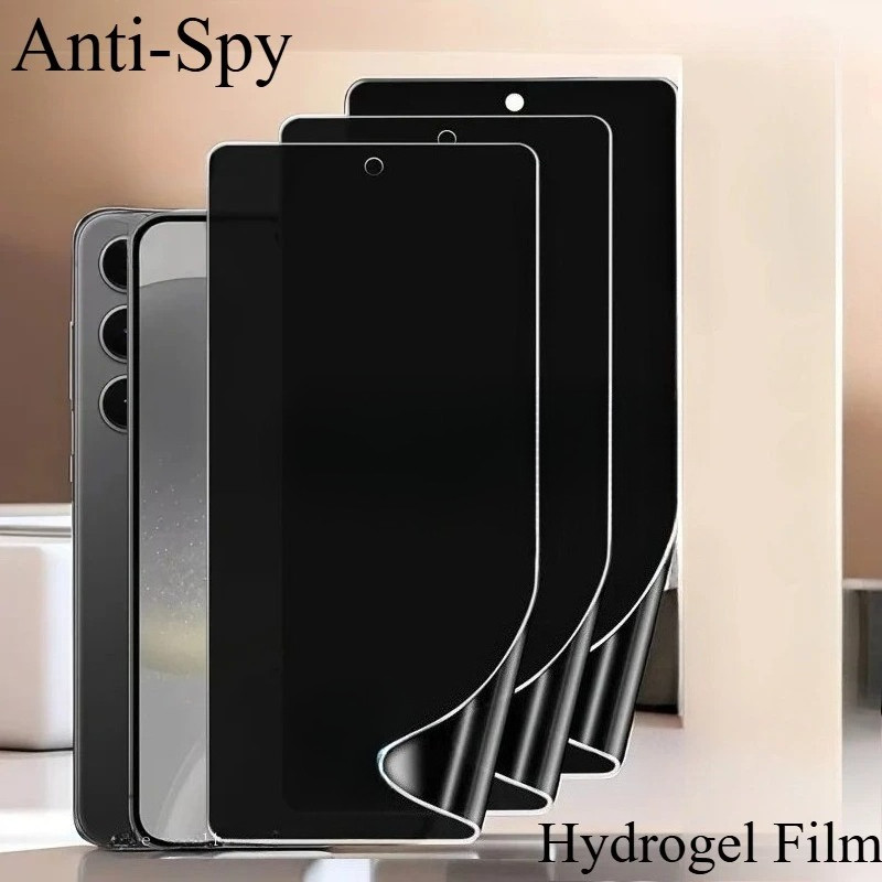 SAMSUNG 3-1Pcs ความเป็นส่วนตัวป้องกันหน้าจอฟิล์มHydrogelสําหรับSamsung C55 F02s F04 F05 F06 F07 F12 