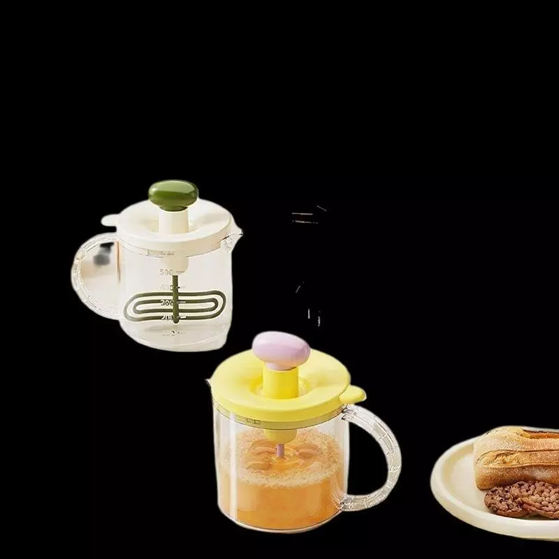 GOOD Home Egg Cup Manual Press Egg Churn Cream Whipper