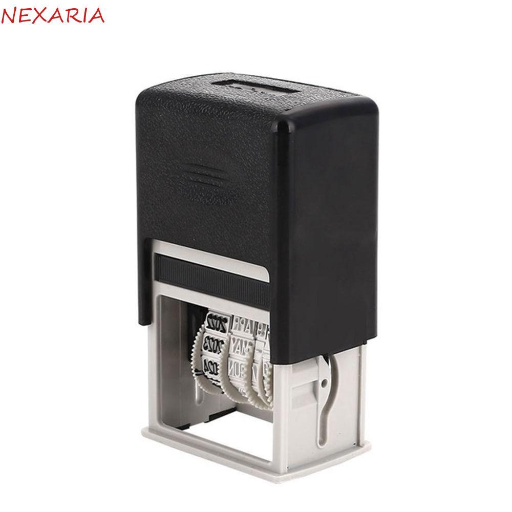 ถัดไป‌ อุปกรณ์สํานักงาน ภาษาอังกฤษสะดวกซีล Self-Inking ABS พลาสติกปั๊มบัญชีโลหะ Dater วันที่ซีล