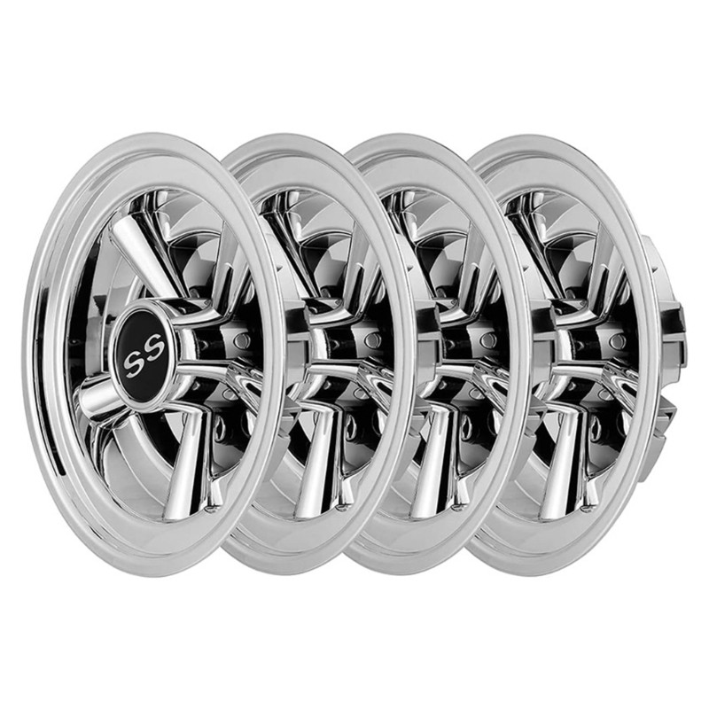 Cozy 5 Spoke Design Golf Cart Hub Caps Protector Universal Golf Cart Wheel Covers