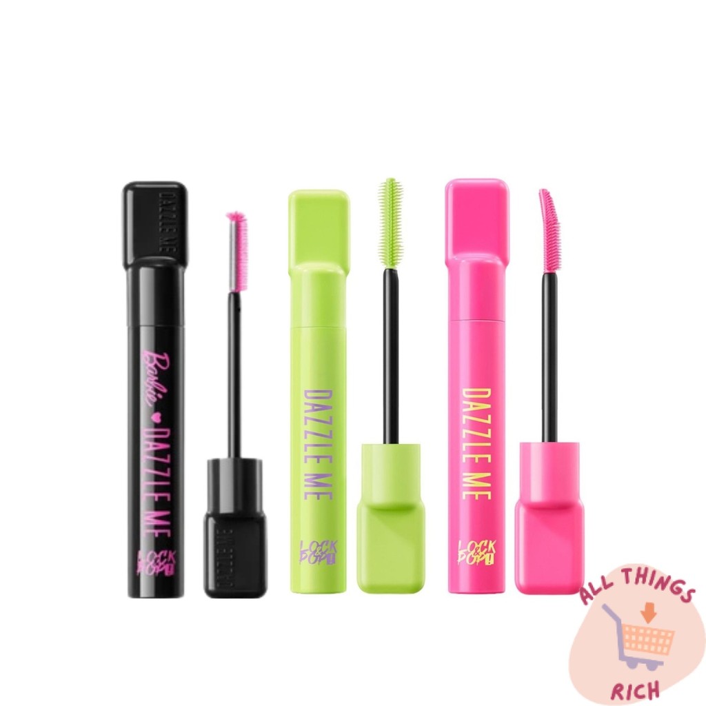 Barbie x DAZZLE ME Lock & Pop! LongLASHting - VoluMAXing - 3D Curling Mascara แดซเซิล มี มาสคาร่า