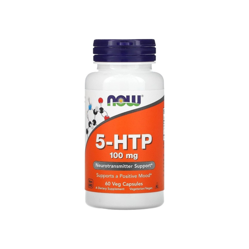 NOW Foods 5-HTP 100 mg 60 Veg Capsules