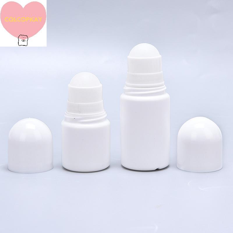 HANHAI 5 ชิ้น 30/50ML ขวดลูกกลิ้งขวดพลาสติกแบบพกพา s ขวดเปล่า TH