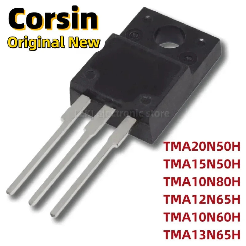 ชุดทรานซิสเตอร์สนาม MOSFET 5 ชิ้น TMA20N50H TMA15N50H TMA10N80H/12N65H/10N60H/13N65H รุ่น TO-220F/TO