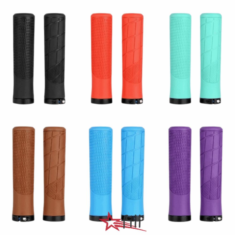 FILL MTB Handlebar Grips, Ergonomic ยางจักรยาน Handlebar Grips, Universal ล็อคลื่นกันกระแทกจักรยานเสือภูเขา Grips อุปกรณ์ขี่จักรยาน