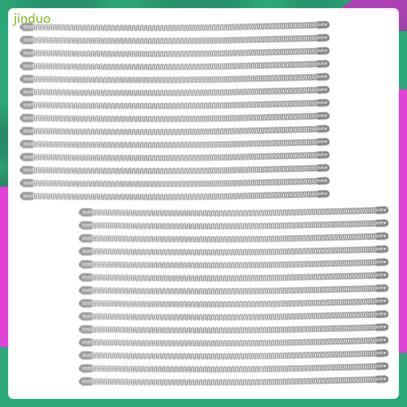 100pcs เกลียวเหล็ก Boning สําหรับจักรเย็บผ้ารัดตัวเกลียว Boning เกลียว Boning เคล็ดลับเย็บรัดตัว สํา