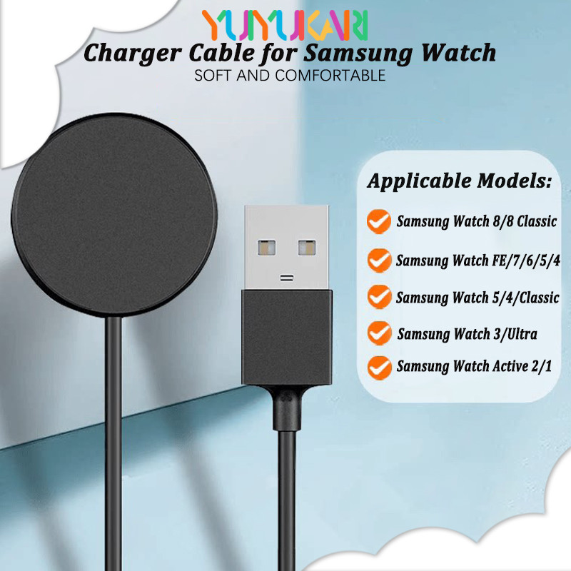 สายชาร์จ Tpye-C / USB for Smartwatch Samsung Galaxy Watch 9 8/9 8 Classic /FE/7/6/Ultra 2/5/4/Classi