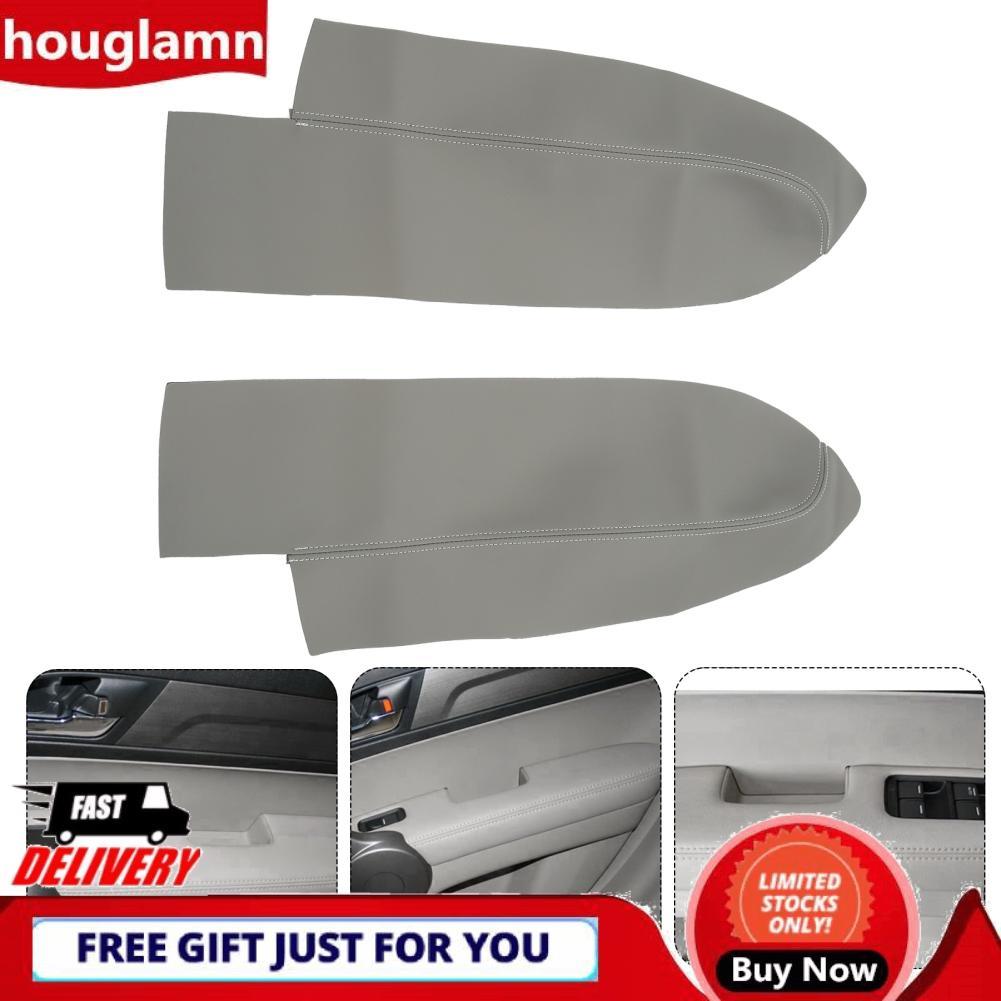 Houglamn Houglamn หนังไมโครไฟเบอร์ ONT ที่เท้าแขนแผงประตูสำหรับ CRV 2007-2011 อุปกรณ์ตกแต่งภายในรถยน